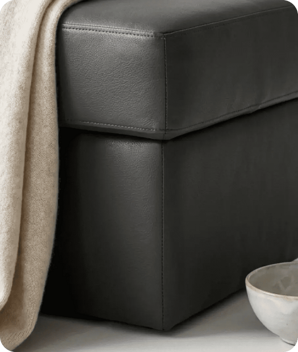 veloura-grey-leather-footstool-sofa-close-up-detail