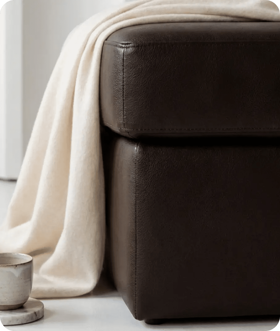 veloura-brown-leather-footstool-sofa-close-up-detail