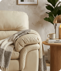 Florence Cream Leather Armchair