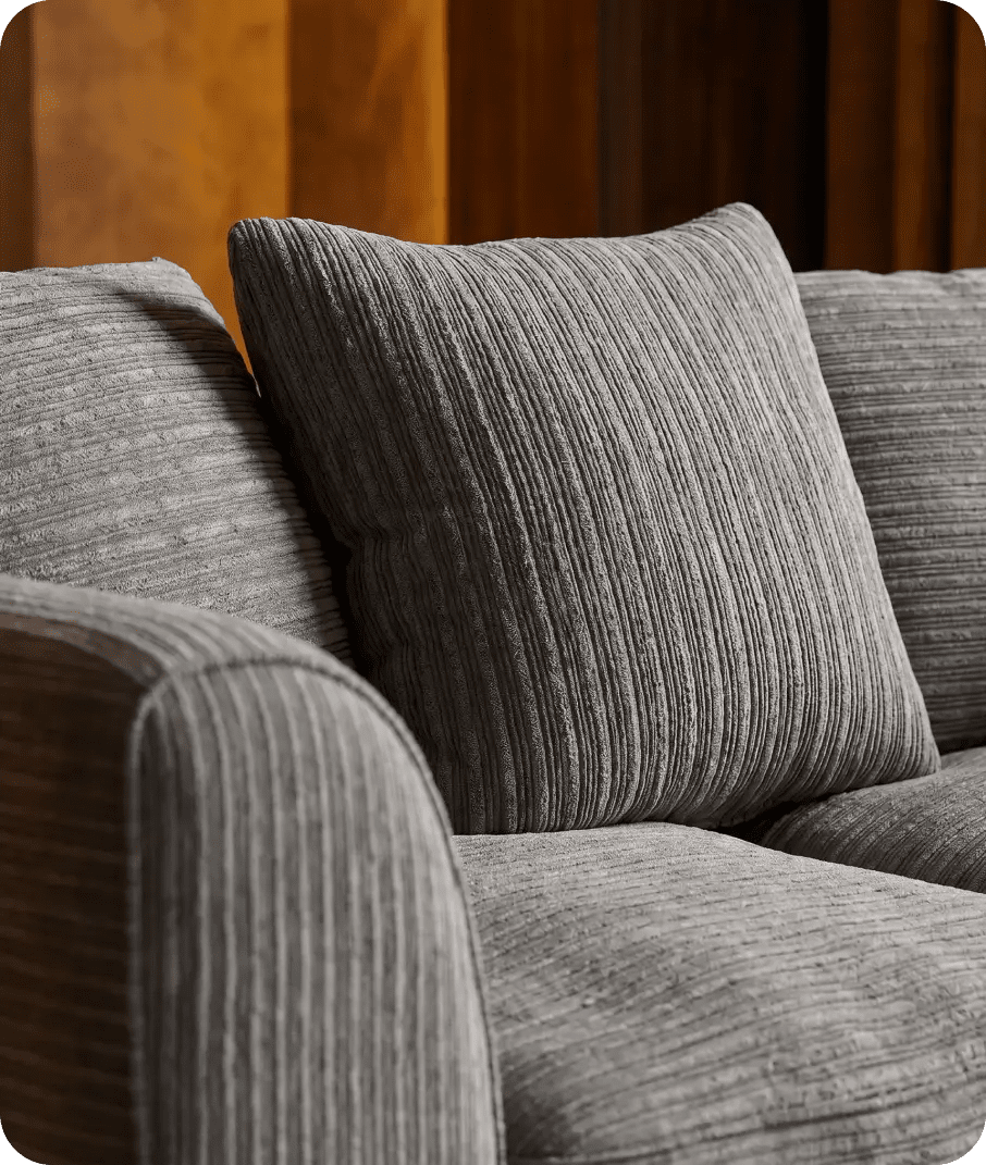 oxford-grey-fabric-2-seater-sofa-side-view