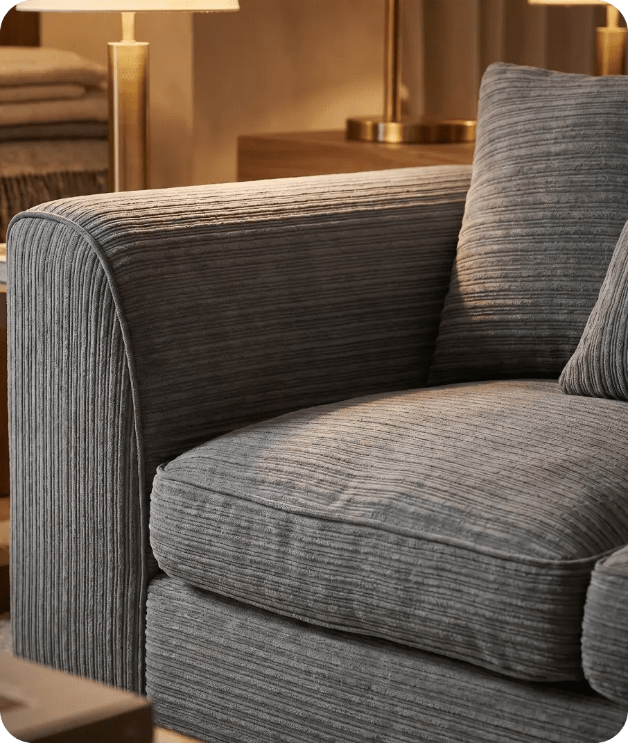 oxford-grey-fabric-2-seater-sofa-close-up-detail