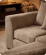 oxford-caramel-fabric-right-hand-corner-sofa-close-up-detail