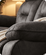 foster-dark-grey-fabric-electric-recliner-3-seater-sofa-side-view