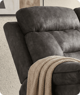foster-dark-grey-fabric-electric-recliner-2-seater-sofa-side-view