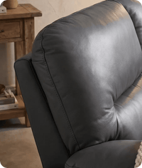 Florence Grey Leather 2 Seater Sofa