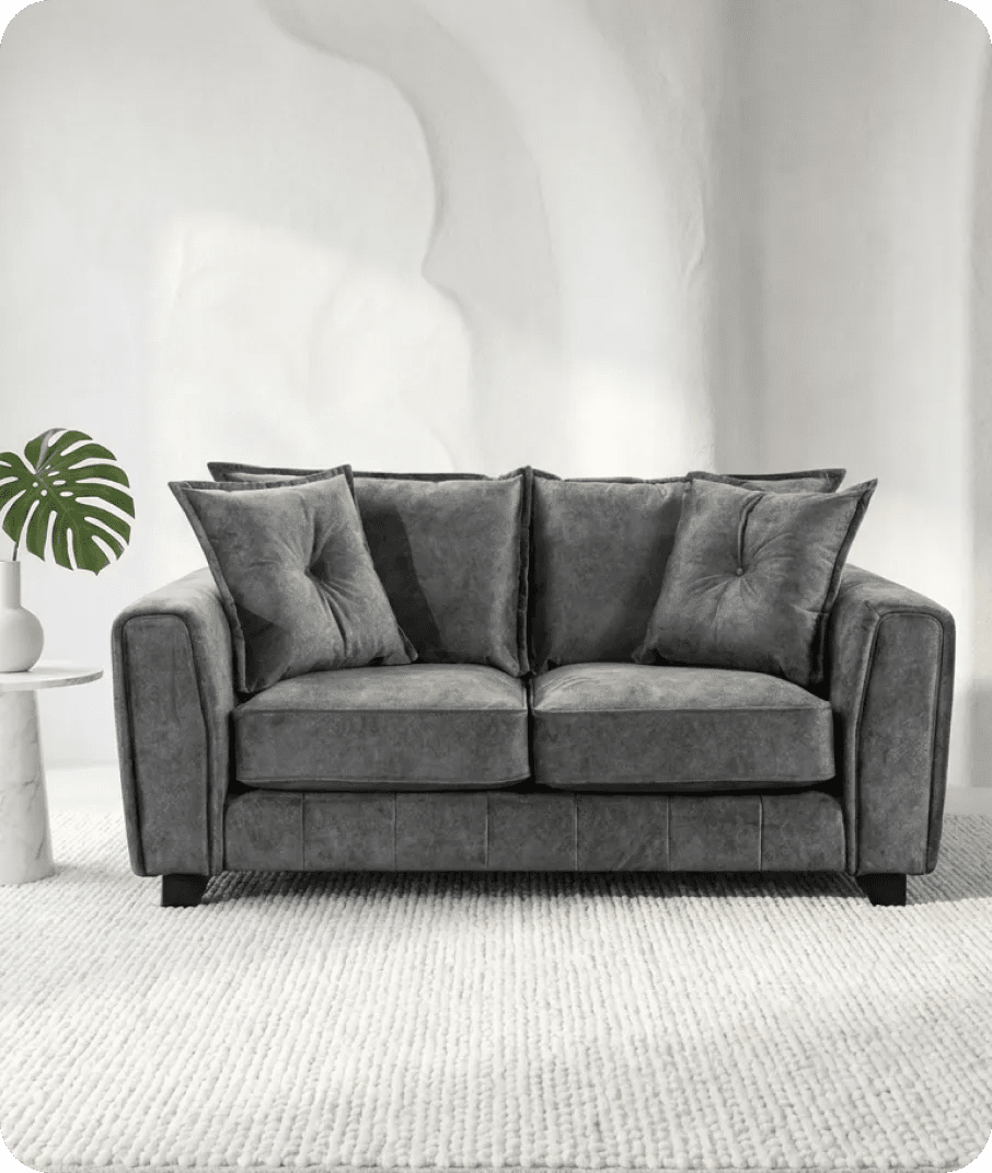 richmond-grey-fabric-2-seater-sofa-in-a-uk-living-room