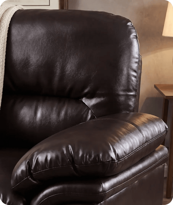 Florence Brown  Leather Armchair