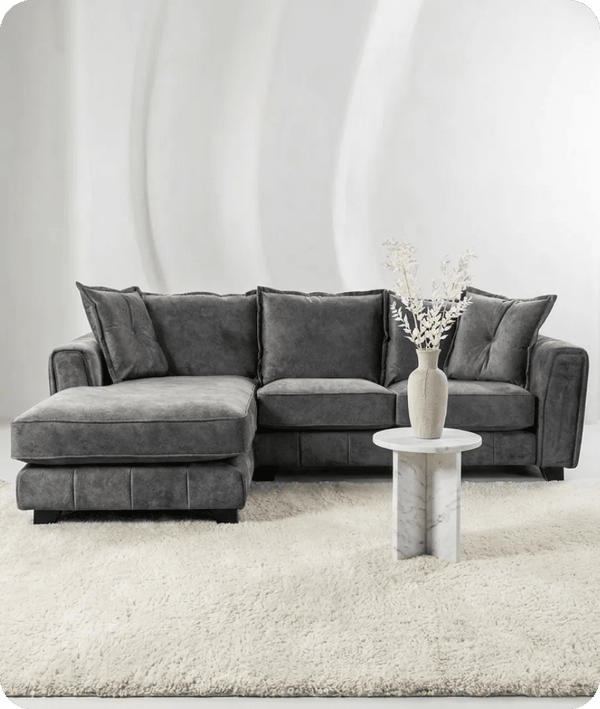 richmond-grey-fabric-left-hand-corner-sofa-close-up-detail