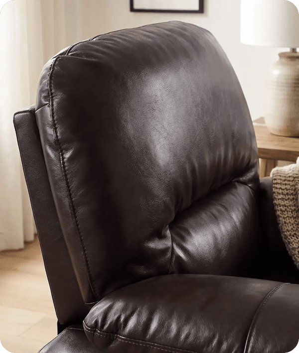 Florence Brown  Leather Armchair