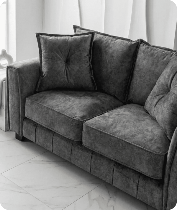 richmond-grey-fabric-2-seater-sofa-side-view