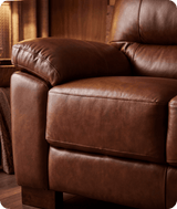 Dalmore Genuine Leather Tan 2 Seater Sofa