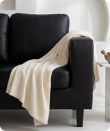 Nova Black Leather 2 Seater Sofa