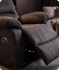 Serano Grey Fabric Electric Armchair
