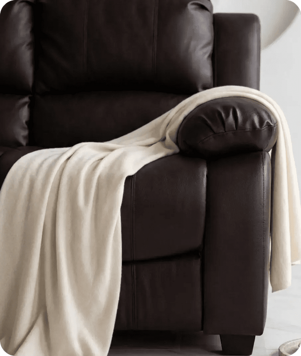 Veloura Brown Leather 2 Seater Sofa