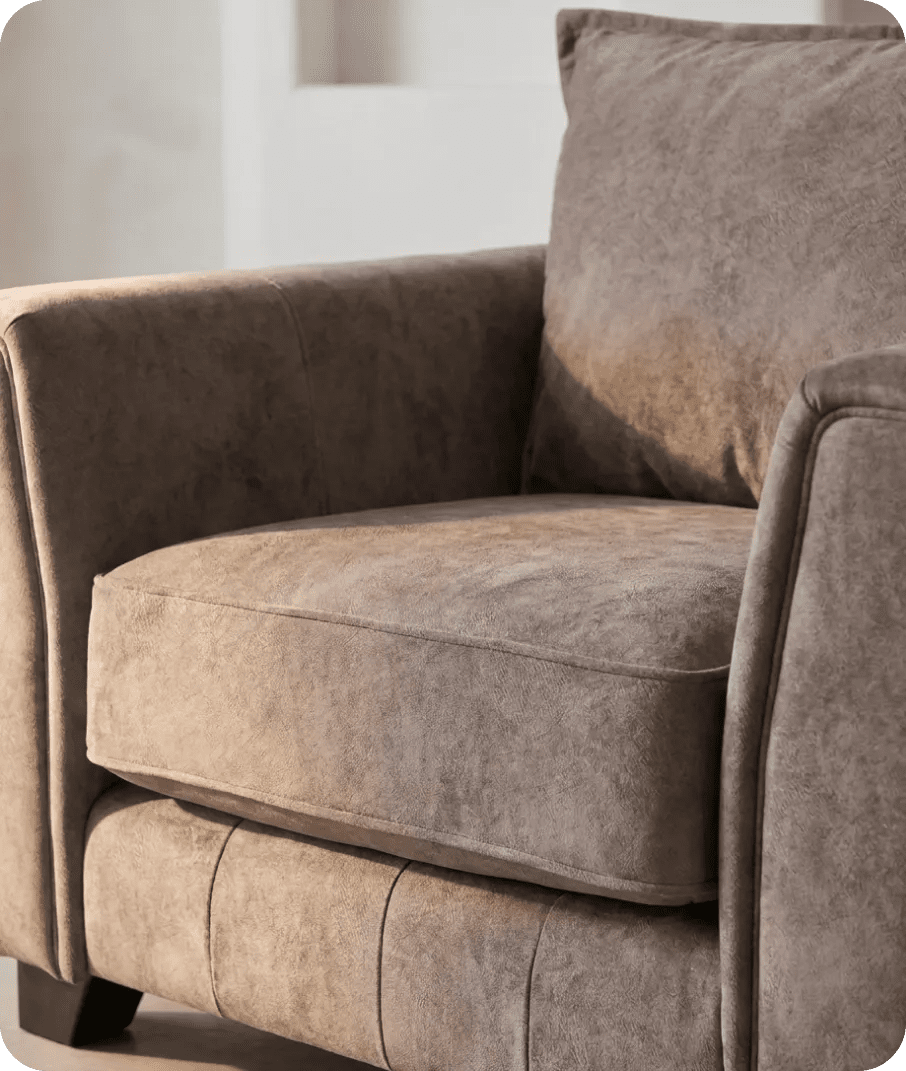 richmond-brown-fabric-armchair-side-view