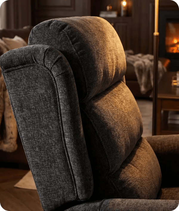 Cambridge Black Fabric Rise & Recline Mobility Chair