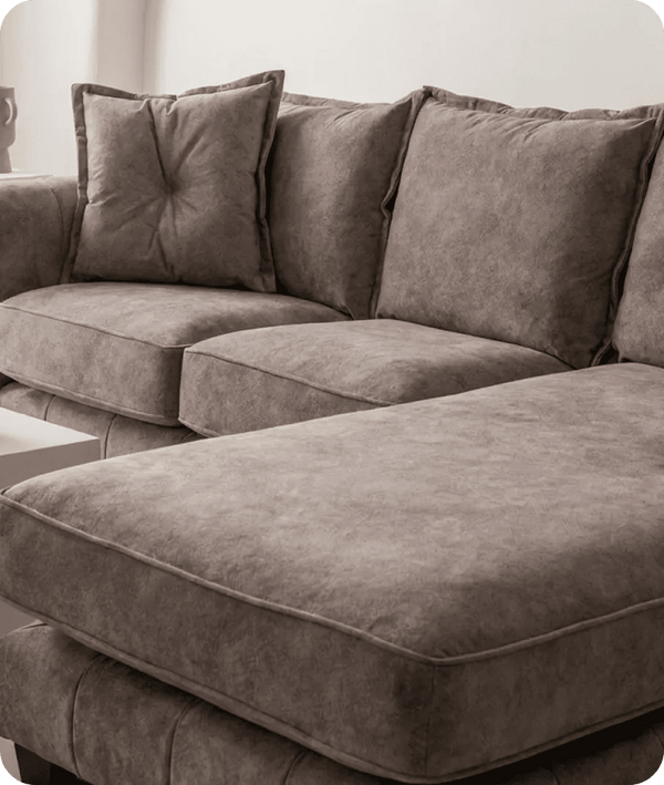 richmond-brown-fabric-right-hand-corner-sofa-close-up-detail