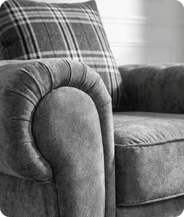 Florence Scatter Grey Fabric Armchair