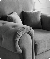 Florence High Back Grey Fabric Armchair