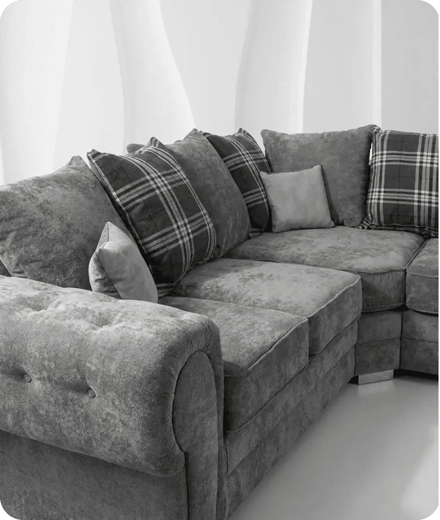Florence Scatter Grey Fabric Right Corner Sofa
