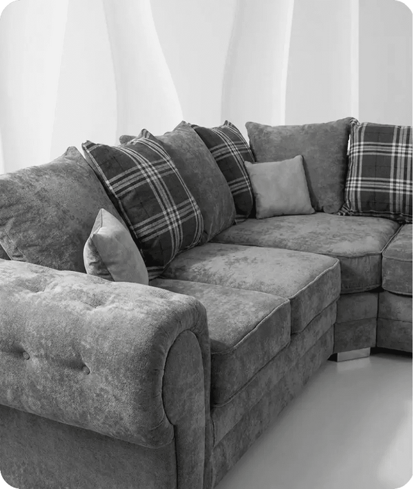 Florence Scatter Grey Fabric Right Corner Sofa