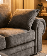 Florence Scatter Grey Fabric Left Corner Sofa