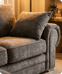 Florence Scatter Grey Fabric Left Corner Sofa