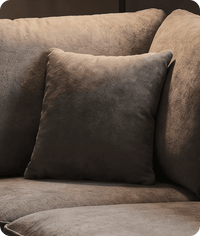 Mayfair Grey Fabric U Shape High Back Corner Sofa + Footstool