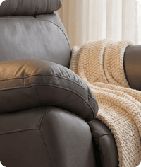 Torino Genuine Leather Grey Electric Power Recliner Armchair