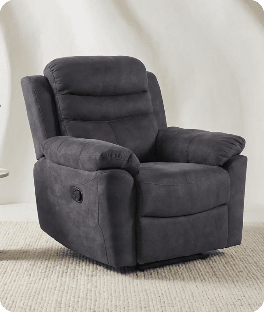 bristol-grey-fabric-manual-recliner-armchair-in-a-uk-living-room