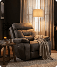 foster-brown-fabric-electric-recliner-armchair-in-a-uk-living-room