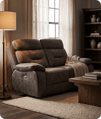 foster-brown-fabric-electric-recliner-2-seater-sofa-in-a-uk-living-room