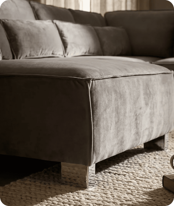 sloane-grey-velvet-u-shape-corner-sofa-side-view