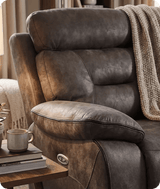 foster-brown-fabric-electric-recliner-2-seater-sofa-side-view