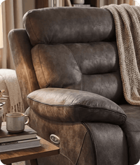 foster-brown-fabric-electric-recliner-2-seater-sofa-side-view