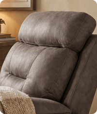 foster-brown-fabric-electric-recliner-armchair-close-up-detail