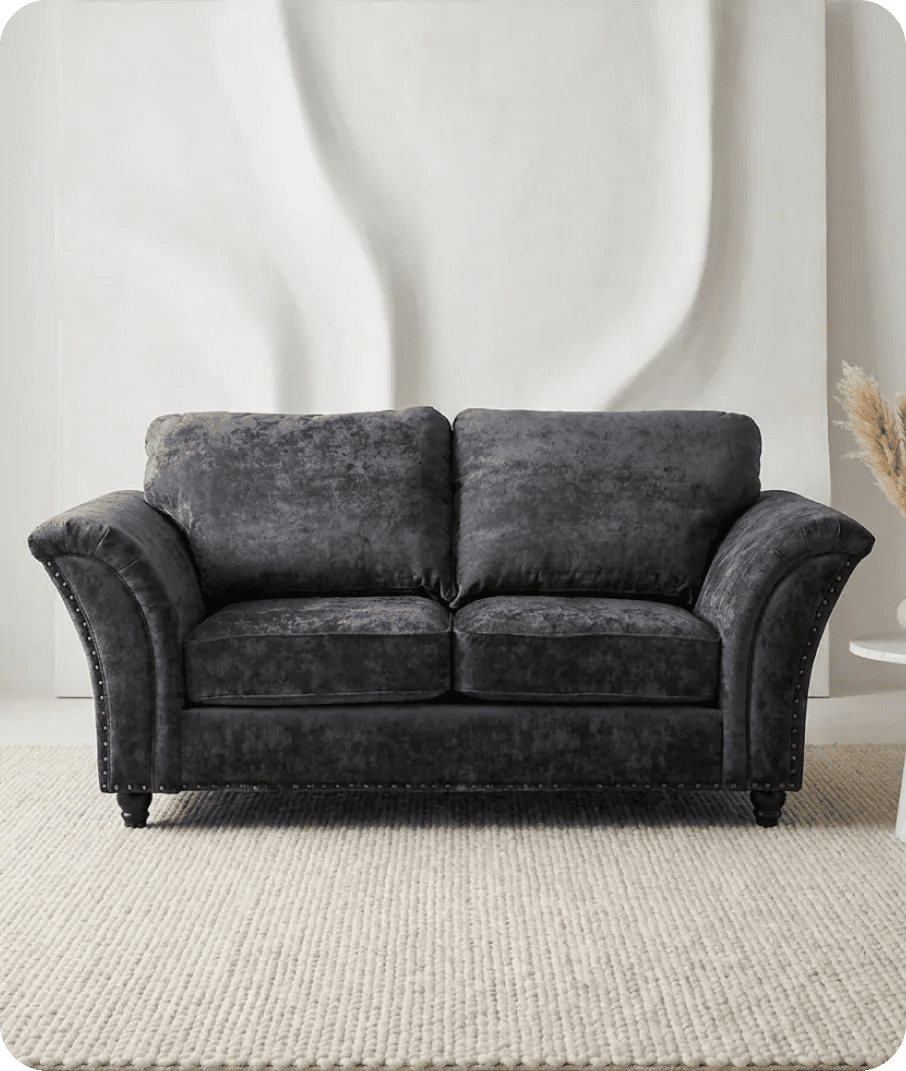 Cotswold Grey Fabric 2 Seater Sofa