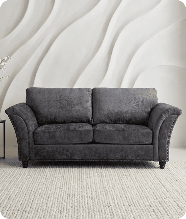 Cotswold Grey Fabric 3 Seater Sofa