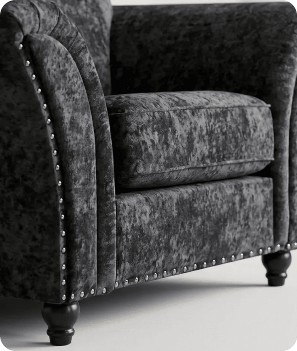 Cotswold Grey Fabric Armchair