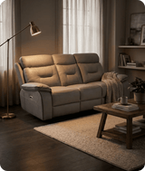 foster-light-grey-fabric-electric-recliner-3-seater-sofa-in-a-uk-living-room