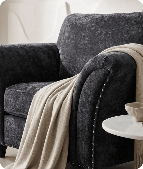 Cotswold Grey Fabric Armchair