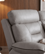 foster-light-grey-fabric-electric-recliner-2-seater-sofa-side-view