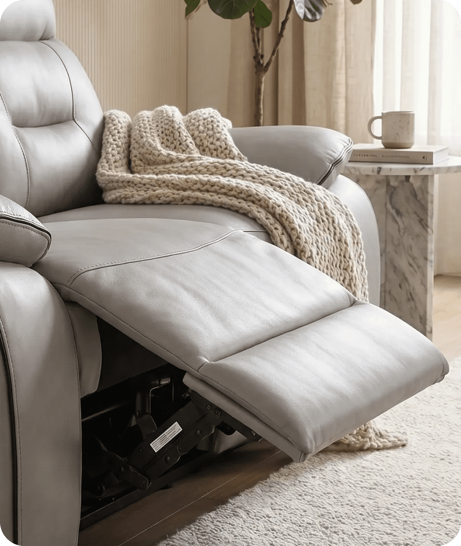 foster-light-grey-fabric-electric-recliner-3-seater-sofa-side-view