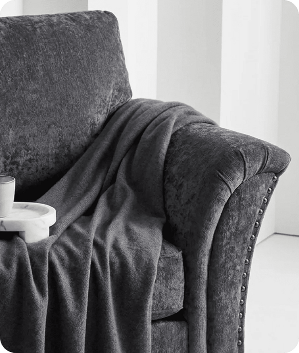 Cotswold Grey Fabric 3 Seater Sofa