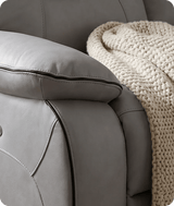 foster-light-grey-fabric-electric-recliner-3-seater-sofa-close-up-detail