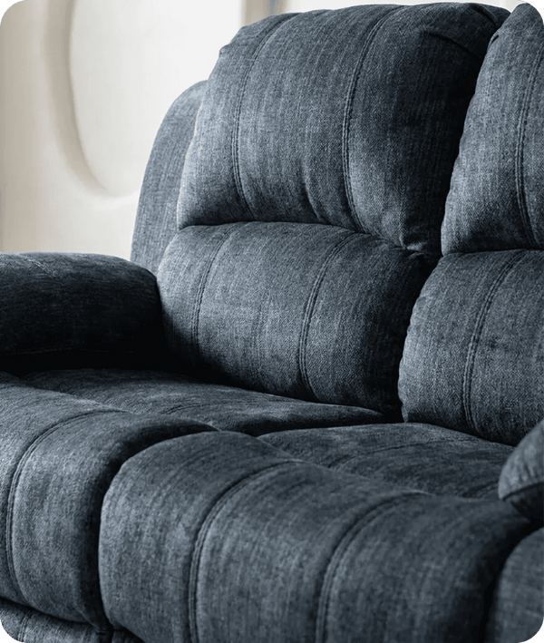 Veloura Roxy Grey Fabric 2 Seater Sofa