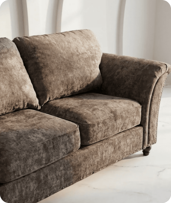 Cotswold Truffle Fabric 2 Seater Sofa