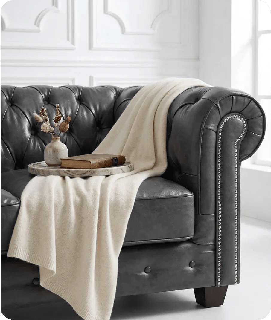 windsor-classic-grey-leather-2-seater-sofa-close-up-detail