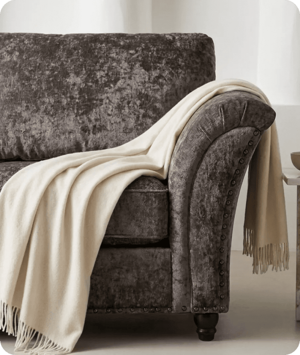 Cotswold Truffle Fabric 3 Seater Sofa