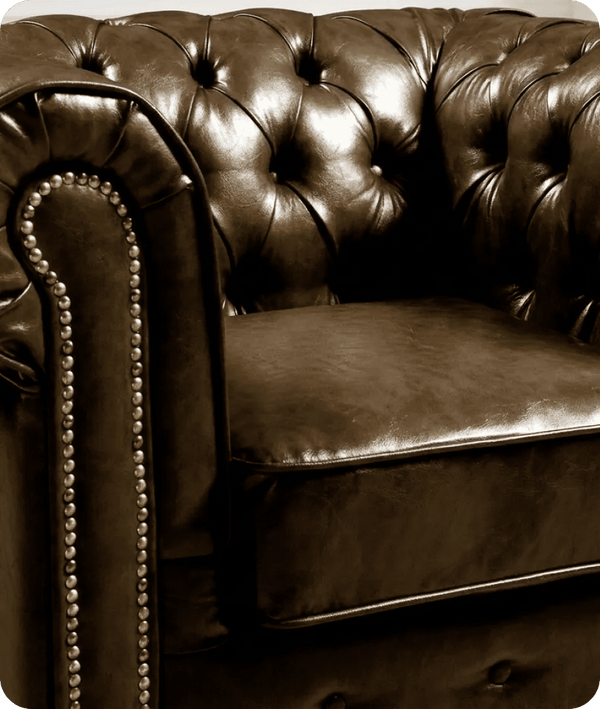 Windsor Classic Brown Leather Antique Armchair